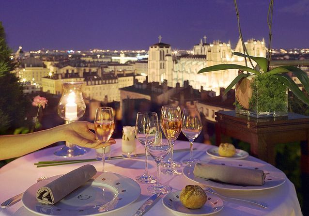 Jantar romântico em Toulouse