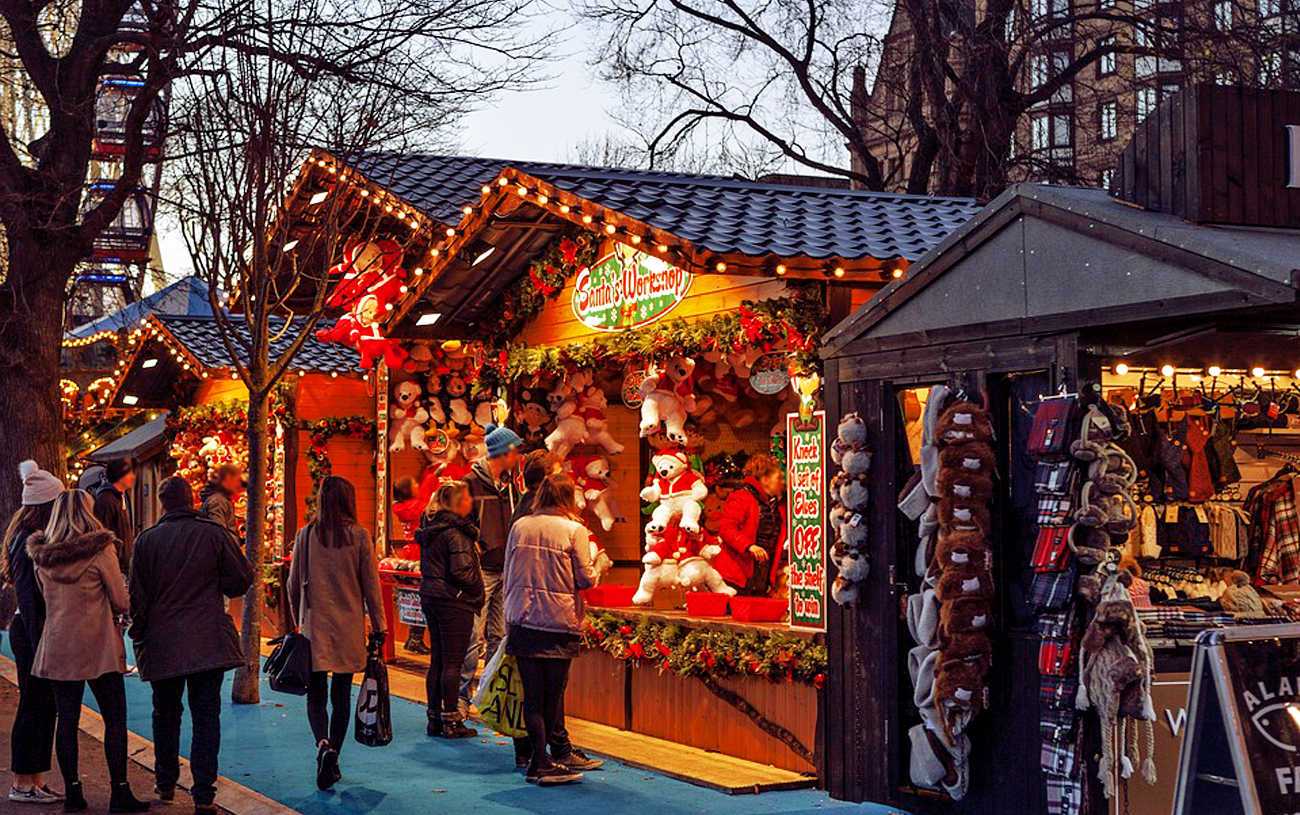 Mercado de Natal em Bordéus