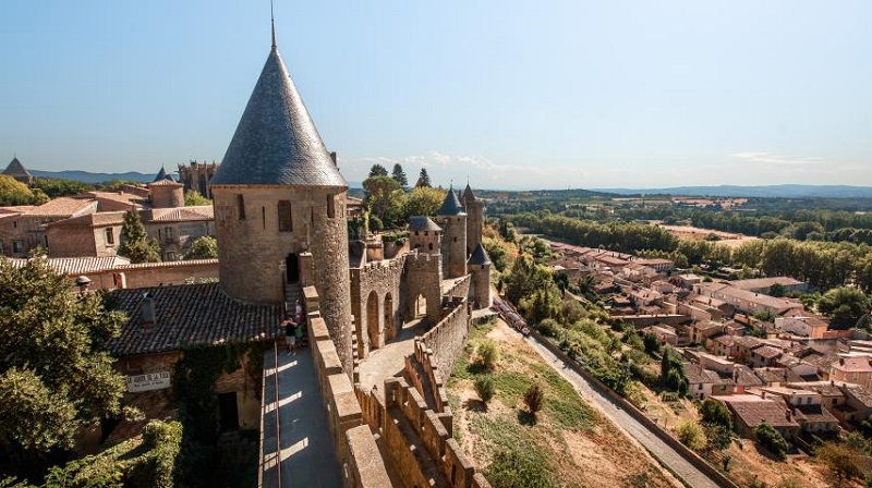 Carcassonne no verão
