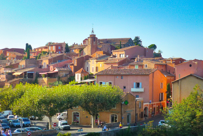 Casas em Roussillon na França